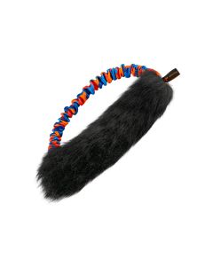 Tug-E-Nuff Sheepskin Bungee Ring noir